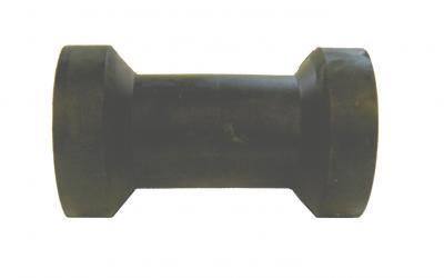 Kielrolle, Gummi, Achs-Ø 14 mm, Länge 125 mm