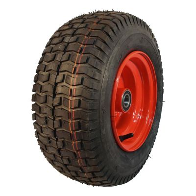 Kings Tire Luftreifen + Rad 16X6.50-8 V-3502 6Pr + 5.50Bx8H2 Et0 Nl100 A3 Stahl Rot