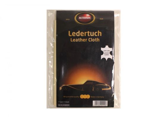 Autosol Autoledertuch aus echtem Leder ca. 33 x 55 cm