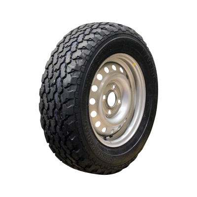 GT Radial Luftreifen + Rad 185/70 R13C Savero M+S 106/104 N Silbergrau