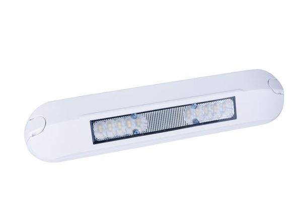 Horpol LED-Seitenarbeitsscheinwerfer 4000K, 1000Lm, weißes Gehäuse, 12-24V
