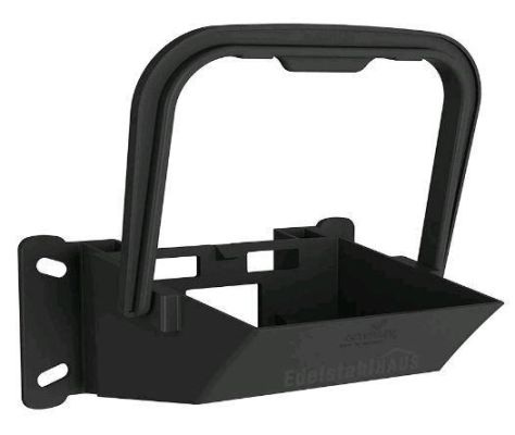 Halter für Unterlegkeil gelb. Breite 200 mm
