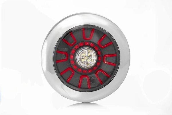 Fristom LED-Darklook-Nebel-Rückfahrleuchte | 12-24V