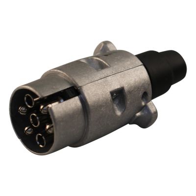 Novio Stecker 7 - Polig - Aluminium Schraubausführung Schraubkontakte