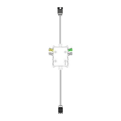 Tralert Anschlussbox inkl. 15-adrigem Kabel für KS1-System