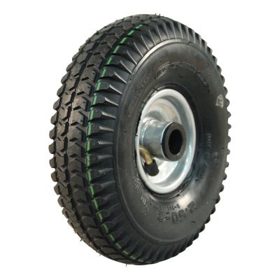 CST Luftreifen + Rad 2.50-3 (210X65) C-248 4Pr + Et0 B Stahl Grau