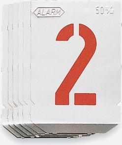 Schablonenset - Ziffern 60 mm
