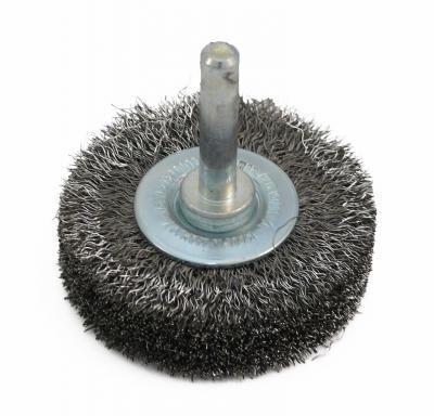 Rundbürste 50 mm - Schaft 6 mm aus Hss-Stahldraht 0.2 mm