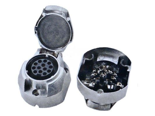 Steckdose 13-polig Aluminium