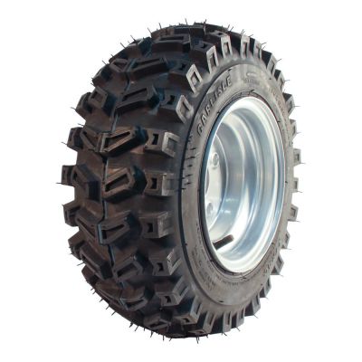 Carlisle Luftreifen + Rad 16X6.50-8 X-Trac 2Pr + 5.50X8H2 Et0 60/100/4 49 A3 Stahl Grau