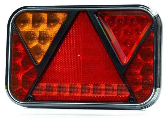 Fristom Universelle Rückleuchte mit einem LED-Reflektordreieck