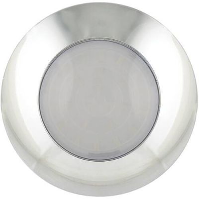 LED Autolamps LED-Innenbeleuchtung | Chrom | Milchglas | 12V | Kaltweißes Licht