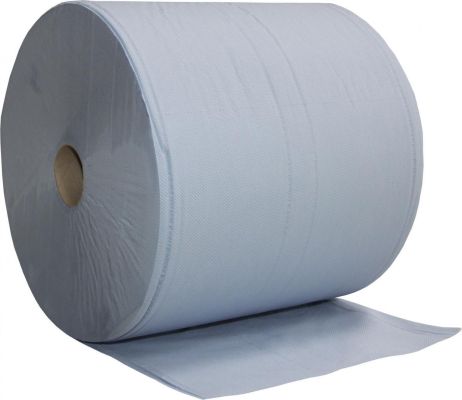 Putzpapier 3-lagig. blau 1000 Abrisse. 36 x 38 cm