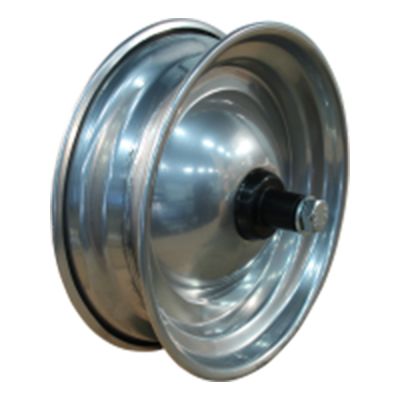 Narubb Luftreifen + Rad 4.80/4.00-8 S-2301 4Pr + 2.50Ax8 Et0 Kugellager Achse Ø17 Nl65 A3 Stahl Grau