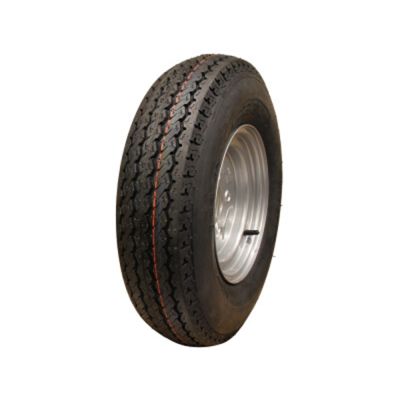 Kings Tire Luftreifen + Rad 18X9.50-8 Kt-123 4Pr + 7.00Bx8H2 Et0 60/100/4 31 N Stahl Grau