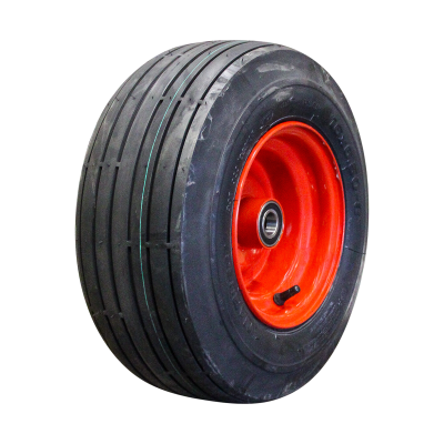 Narubb Luftreifen + Rad 16X6.50-8 S-2103-01 10Pr + 5.50Bx8H2 Et0 Nl100 83 A3 Stahl Rot