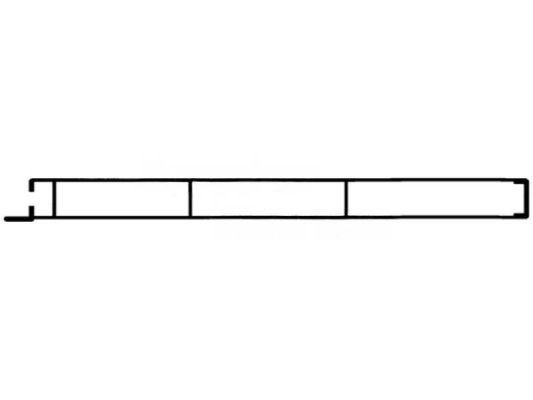 Aluminium bordprofil mit Nase | Pro Meter