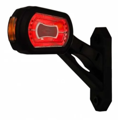 LED Autolamps Umrissleuchte 129 X 128 X 37 Rot/Weiß/Orange Links 50cm Kabel IP68 12/24V