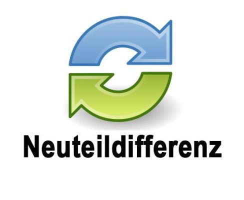 Neuteildifferenz