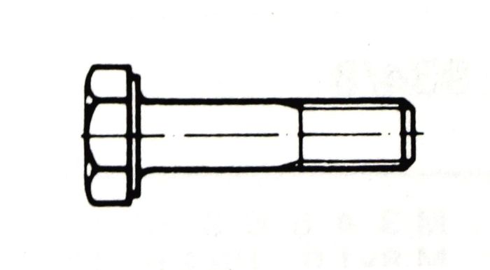 AL-KO Sechskantschraube Din 931 10.9. M20X150 Vz.