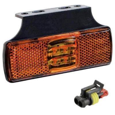 Fristom LED-Markierungsleuchte Amber | 12-36V | 50cm Kabel | AMP-Stecker