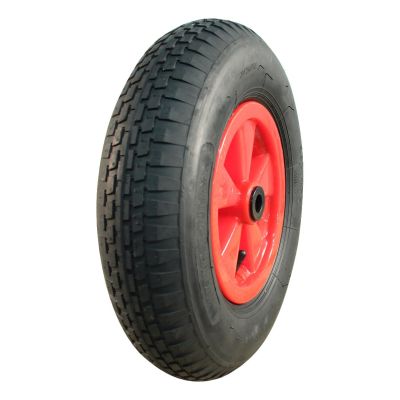Kings Tire Luftreifen + Rad 4.80/4.00-8 V-6635 4Pr + 2.50Ax8 Rollenlager Ø20 Nl88 Kunststoff Rot