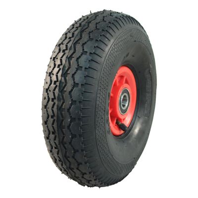 Kings Tire Luftreifen + Rad 4.00-4 V-6504 4Pr + 2.10X4 Nl75 Kunststoff Rot
