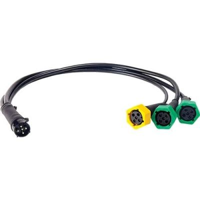 Fristom Adapterkabel für Standard-5P-Bajonett + 3 X Abzweigung 5P-Bajonett 50Cm
