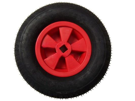 Kettcar/Schubkarrenrad 8" vierkante Achse D25