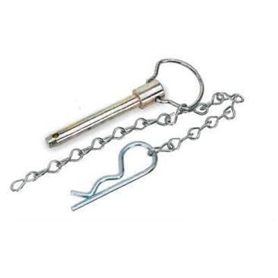 Bolzen mit Kette zur Montage des Trennwandhalters