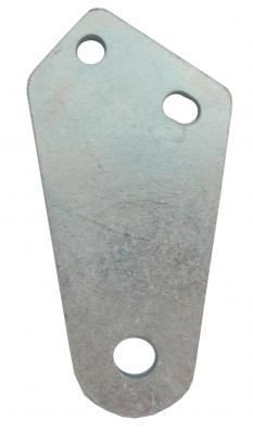 Stoßdämpferhalter 115 x 60 mm für Alko, verzinkt.