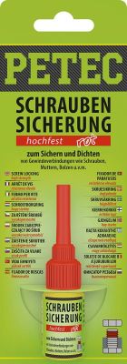 Petec Schraubensicherung auf SB-Karte