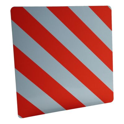 Novio Markierungstafel Langgut 500mm X 500mm Orange / Weiß