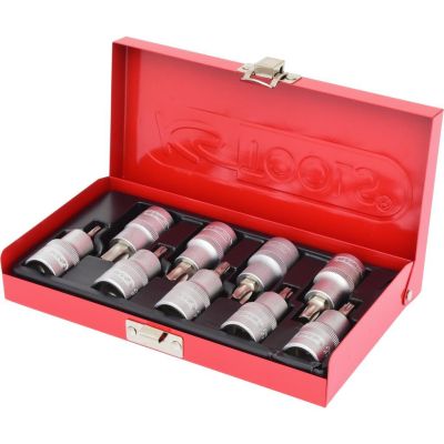 KS TOOLS 1/2" Torx Bit-Stecknuss-Set Satz 9-teilig, T20-T60
