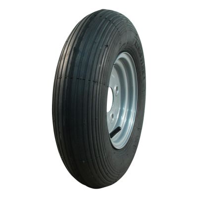 Kings Tire Luftreifen + Rad 4.80/4.00-8 V-5501A 2Pr + 3.00Dx8 Et0 60/100/4 Stahl Grau
