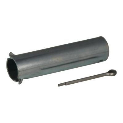 WW Winterhoff Achsbolzen und Splint für Stützrad Ø20mm 84mm verzinkt