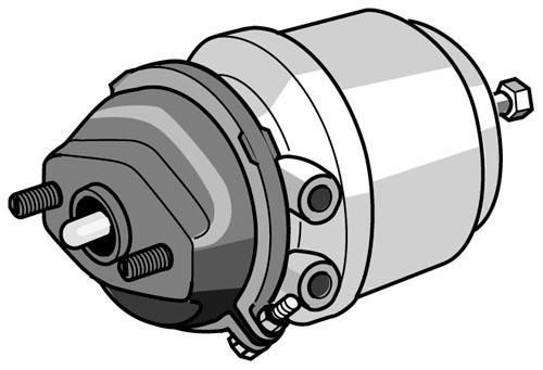 Knorr Kombibremszylinder für Scheibenbremsen. M16x1.5. BS9379