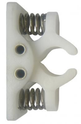 Türfeststeller-Anschlag, Klemmteil aus Kunststoff