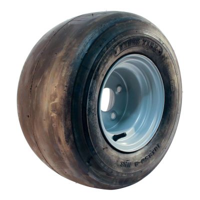 Kings Tire Luftreifen + Rad 18X9.50-8 Kt-739 / Sl68 4Pr + 7.00Bx8H2 Et0 60/100/4 A3 Stahl Grau