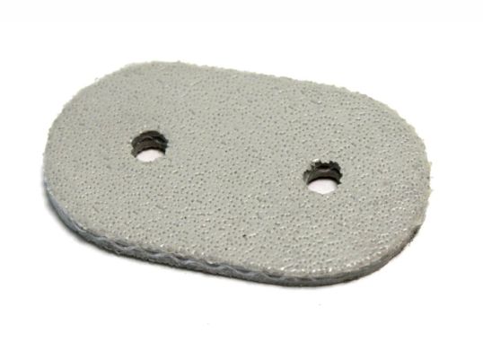 Nietunterlagen aus PVC beige L 42 mm. B 22 mm