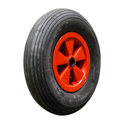 Narubb Luftreifen + Rad 4.80/4.00-8 S-2301 4Pr + 2.50Ax8 Et0 Nl75 Kunststoff Rot