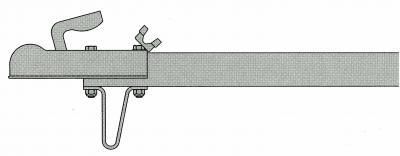 Schlegl Zugrohr 2500 mm, Gerade M. Kupplung U. Klemmbock Ø70Mm