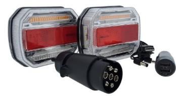 247 LED-Rückleuchtenset mit magnetischer Befestigung, kabellos