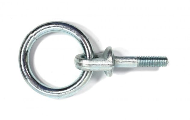 Augenschraube,verzinkt, M10 x 45 mm mit Ring, Ø 50 mm x 10 mm
