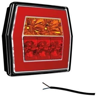 Fristom LED-Rückleuchte, verwendbar links - rechts, 5-Pin-Bajonett - 1000mm Kabel, Bremslicht, Blinker