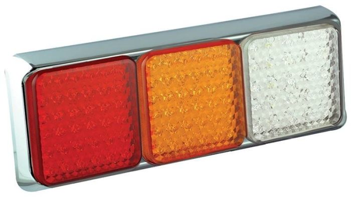 LED Autolamps LED-Kabel-Rückleuchte Universal | Bremslicht Blinker Rückfahrleuchte Rücklicht | IP67 | 12/24 V | CE, ECE-R10 / R7 / R6 / R23