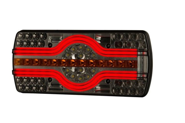 Horpol LED-Neon-Rückleuchte mit Kennzeichenleuchte | 12-24V | 2,0M Kabel
