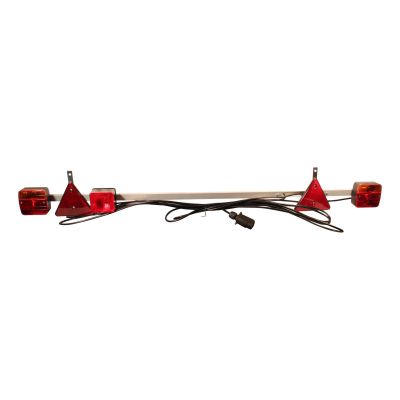 Novio Lichtleiste Metall Verstellbar 1400-2100mm 750Cm 7-Poliger Stecker