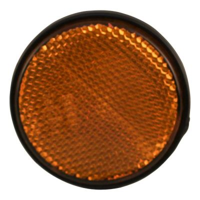 Radex Reflektor Ø Orange selbstklebend Ø61