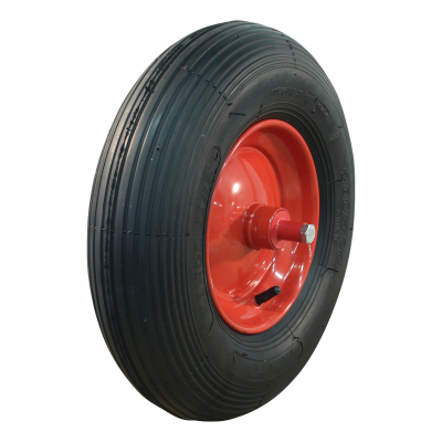 Narubb Luftreifen + Rad 4.80/4.00-8 S-2301 4Pr + 2.50Ax8 Et0 Nl96 A3 Stahl Rot